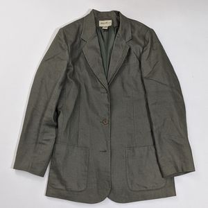 Eddie Bauer Linen Blazer Size M